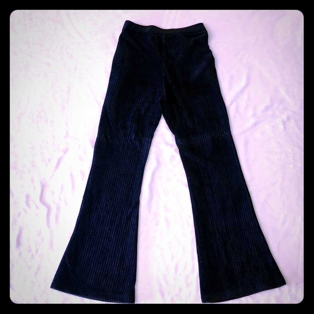 Black Corduroy Flare Pants